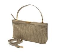 Gianni CHIARINI Bolso mujer Marigold de rafia y ante de hombro arena BS12245