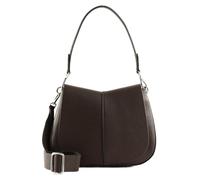Gianni CHIARINI Cuero bolso bandolera bolso de hombro Helena Round Crossbody Bag Espresso marrón oscuro