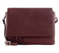 Gianni CHIARINI Cuero bolso bandolera bolso de hombro Three Crossbody Bag Antique Ruby arándano