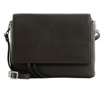 Gianni CHIARINI Cuero bolso bandolera bolso de hombro Three Crossbody Bag Espresso marrón oscuro