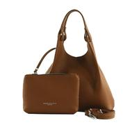 Gianni CHIARINI Cuero bolso de hombro Dua Handbag Noce marrón