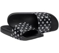 Gianni Kavanagh Black Futura Sliders, Zapatillas Unisex Adulto, Negro, 41 EU