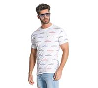 Gianni Kavanagh White Attitude Allover TeeWhiteS