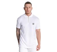 Gianni Kavanagh White GK Iron Polo Shirt, S Men's