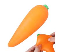 Giant Carrot Squishy Stress Ball - Squeeze Carrot Fidget Toy, Novelty Sensory Toy with Soft Squishy Material, Kids Fidget Fun, Home School Classroom Accessory, Travel Stress Relief for Road Trip