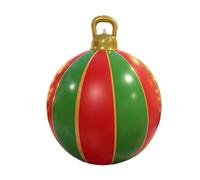 Giant Christmas Balls, 23.62 Inch Waterproof PVC with Inflatable Party 60cm | Christmas Inflatables Outdoor for Garden Lawn Yard Patio Porch Walkway Entrance Indoor Outdoor