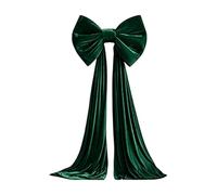 Giant Christmas Bow - Large Velvet Pre Tied Tree Topper Decoration