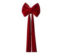 Giant Christmas Tree Bow, Pre Tied Large Reusable for Ornament, Holiday Decors with Lightweight, Home Accessory for Door, Staircase, Fence, Backdrop, Fall, and Valentine’s Day, 43.31in to 78.74 Inches