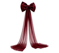 Giant Christmas Tree Topper Bow, Velvet Bow with Mesh Tails | giant christmas bow tree topper christmas tree bow velvet bow mesh ribbon tails large christmas bow tree decoration holiday b