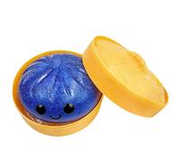 Giant Dumpling Esponjoso de Felpa, Juguete Misterioso de Gran Dumpling con Caja de Vapor, Pelota Antiestrés Jumbo en Forma de Dumpling Arcoíris, Masa Suave para Relajación para Niños y Adultos