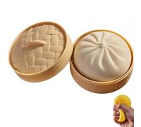 Giant Dumpling Squishy, Giant Glitter Dumpling, Large Soft Stress Relief Fidget Ball for Kids and Adults, Anxiety Relief Fidget Toy, Soft Squeeze Decompression Dough (1 pcs-A)