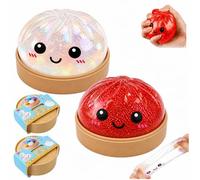 Giant Dumpling Squishy,Giant Jumbo Dumpling Squishy,Rainbow Dumplings Squeeze,Large Capacity per il rilassamento Ragazzi Ragazze Bambini Adulti Studenti Home Office Classroom