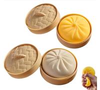 Giant Dumpling Squishy, Mega Rainbow Dumplings, Giant Squishy Dumpling, Large Stress Relief Sensory Ball for Adults & Kids, Soft Squeeze Decompression Dough Fidget Toy