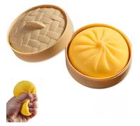 Giant Dumpling Squishy, Mega Rainbow Dumplings, Giant Squishy Dumpling, Large Stress Relief Sensory Ball for Adults & Kids, Soft Squeeze Decompression Dough Fidget Toy