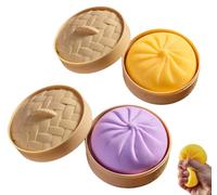 Giant Dumpling Squishy, Mega Rainbow Dumplings, Giant Squishy Dumpling, Large Stress Relief Sensory Ball for Adults & Kids, Soft Squeeze Decompression Dough Fidget Toy