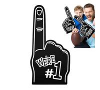 Giant Foam Finger, Colorful Sports Fan Hand, Cheerleading Game Day Prop | Large EVA foam finger measuring 23 x 46 cm, designed for cheering at sports games, events, parties and team celebrations.