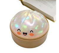 Giant Glitter Dumpling Soft, 8,5x6 Cm Bolitas Dumplings Arcoiris Juguetes Sensoriales, Large Rainbow Dumplings Fidget Toy with Steamer Box Dumpling con Purpurina, para Trabajo