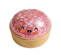Giant Glitter Dumpling - Squeeze Fidget Portable Sensory Toy, Sparkling Bun Toys Finish, 8.5x6cm Bun Size + 200g Substantial Weight, Soft Resin- For Kids & Adults