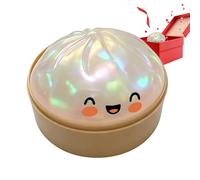Giant Glitter Dumpling - Squeeze Fidget Portable Sensory Toy, Sparkling Bun Toys Finish, 8.5x6cm Bun Size + 200g Substantial Weight, Soft Resin- For Kids & Adults