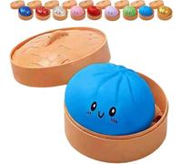 Giant Glitter Dumpling Squishys - 8,5cm Glitter Dumpling Squishys with Box, MysterysSquishy Dumplings Box, Juguetes Antiestrés para Adultos Y Adolescentes, Rellenos para Cestas De Pascua