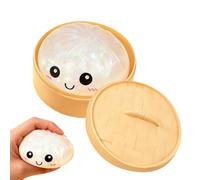 Giant Glitter Dumpling Squishys - Squeeze Bun Toy | Fun Cartoon Soft Fidget | Squeezes Bun Hand Fidget Toy | Fun Soft Squeeze Glitter For Classroom Home Office School Party Favors Basket Stuffers