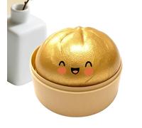 Giant Glitter Dumpling Squishys, Squishys Dumpling Toy, Cute Soft Glitter Calming For Relaxation Boys Girls Children Adults, Fun Soft Squeeze Dumplings Stress Ball with Steamer, Durable Design