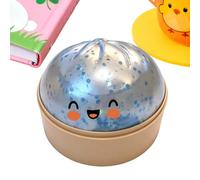 Giant Glitter Dumpling Squishys, Squishys Dumpling Toy, Cute Soft Glitter Calming For Relaxation Boys Girls Children Adults, Fun Soft Squeeze Dumplings Stress Ball with Steamer, Durable Design