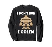 Giant Humor Creature golems Cute Funny Quote Golem Sudadera