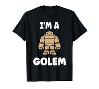 Giant Humor Creature golems Cute Simple I'm a Golem Camiseta