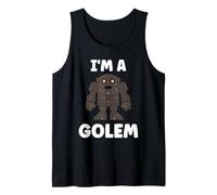 Giant Humor Creature golems Cute Simple I'm a Golem Camiseta sin Mangas