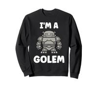 Giant Humor Creature golems Cute Simple I'm a Golem Sudadera