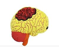 GIANTmicrobes - Juguete de peluche para la ansiedad: aprende y educa sobre la importancia de la salud mental con este peluche memorable, regalo educativo para terapeutas, psicólogos, educadores y