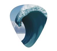 Giant Monsters in the Waves - Paquete de 12 púas de guitarra, 4 piezas en cada uno de los 3 tamaños, adecuadas para una amplia gama de instrumentos de cuerda