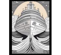 Giant Ships Coloring Book