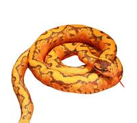 Giant Snake Plush - Plush Boa Constrictor Realista, Serpent 110 cm | Almohada para Halloween, Juguete de Serpiente para niños, Regalos Originales de Fiesta, decoración de Halloween