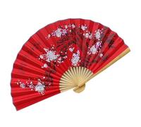 Giant Wall Fan - 62.99 Inches, Canvas Natural Wood Decor, Vintage Folding Fan | Large Decorative Background Piece, Traditional Wall Hanging For Music Festival, Dance Party, Wedding, Living Room And St