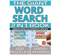 Giant Word Search 2 in 1 Word Search Puzzle Book - Summer Relax & Mindfulness: 220 Word Search Puzzle Book | Large Print 8.5 x 11” Size | 5,000+ ... Summer Themes for Adults (Word Find Books)