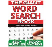 Giant Word Search Book: Large Print Word Search Puzzles - Curious Minds Themes Edition: 130+ Large Print Word Search Puzzles | 8.5 x 11” Book | 5,000+ ... Pages (SmartQuest Collection By DLC Press)