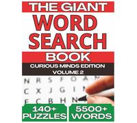 Giant Word Search Book: Large Print Word Search Puzzles - Curious Minds Themes Edition, Volume 2: 140+ Large Print Word Search Puzzles | 8.5 x 11” ... and New Mysteries for Adults and Teens