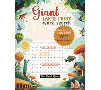 Giant Word Search Puzzle Book for Adults & Seniors (4000 New Words): 100+ Themed word searches | Relaxing, Large Print Brain Teasers to Boost Memory & Focus | 8.5x11inches