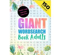 Giant Wordsearch Challenge for Adults: 150 Hard Puzzles • 3500+ Hidden Words • Jumbo Print to Keep Your Brain Sharp and Engaged