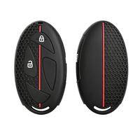 Giantdeer 2 fundas protectoras de silicona con 3 botones para Hyundai, 5-7 botones, accesorios, compatible con Tucson, Elantra, Kona (2023-2025) Funda para llave totalmente cubierta, resistente a los