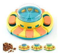 GIANTLUMI Juguete de rompecabezas para perros de 2 niveles, alimentador lento, dispensador de alimentos para cachorros para entrenamiento de coeficiente intelectual y entretenimiento para todas las