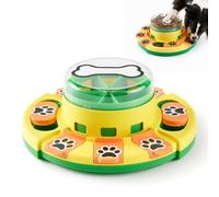 GIANTLUMI Juguete de rompecabezas para perros de 2 niveles, alimentador lento, dispensador de alimentos para cachorros para entrenamiento de coeficiente intelectual y entretenimiento para todas las