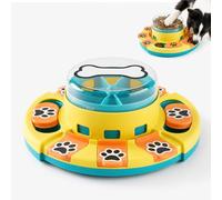 GIANTLUMI Juguete de rompecabezas para perros de 2 niveles, alimentador lento, dispensador de alimentos para cachorros para entrenamiento de coeficiente intelectual y entretenimiento para todas las