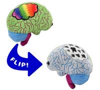 Giantmicrobes Plush bipolar - Conciencia bipolar Psiquiatra de animales rellenos y psicologa Psicologa Regalo Estudiante