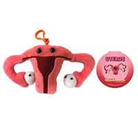 GIANTmicrobes Uterus Plush Keychain, Uterus Plush, Hysterectomy Gifts, Endometriosis Awareness, Feminist Gifts, Fertility Gift, Get Well Gift, Bag Charms