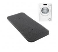 GIANTO Filtro de espuma para secadora compatible con Candy 40006731, recambio Hoover para intercambiador de condensación y bomba de calor secadora 270 x 125 x 10 mm - Negro