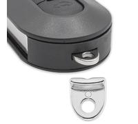 GIANTO Gancho Llavero para Mando a Distancia Compatible con Fiat Panda, Punto, Bravo, 500, Idea, Lancia Ypsilon y, Delta, Musa, Anillo de Repuesto de la Carcasa de Llaves, Accesorio (Comprobar