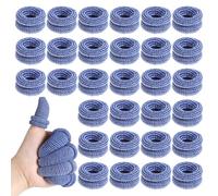 Giantree 30 vendajes para dedos, protección para dedos para el trabajo, cocina, jardín (azul)